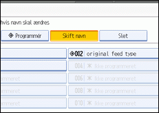 Illustration af skærm på kontrolpanel