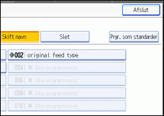 Illustration af skærm på kontrolpanel
