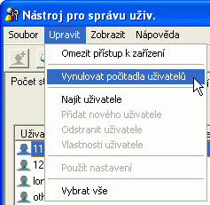 Ukázka obrazovky aplikace