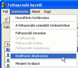 Alkalmazás-képerny ábrája