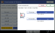 Illustrazione schermata pannello di conrollo