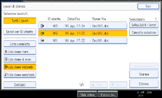 Illustrazione schermata pannello di conrollo