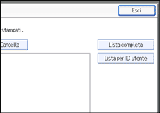 Illustrazione schermata pannello di conrollo