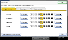 Изображение экрана панели управления