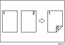 Illustration of two-sided printing