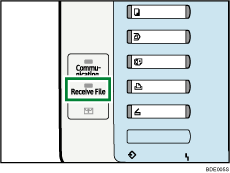 Receive File indicator illustration