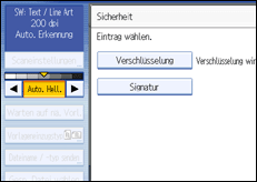 Abbildung Bedienfeldanzeige