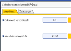 Abbildung Bedienfeldanzeige