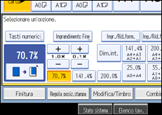 Illustrazione schermata pannello operativo