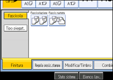 Illustrazione schermata pannello operativo