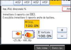 Illustrazione schermata pannello operativo