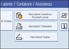 Illustrazione schermata pannello operativo