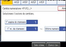 Illustrazione schermata pannello operativo