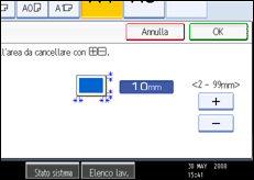 Illustrazione schermata pannello operativo