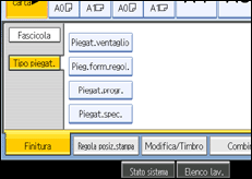 Illustrazione schermata pannello operativo