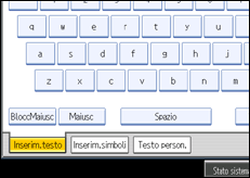 Illustrazione schermata pannello operativo
