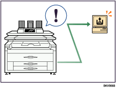 Monitoraggio della macchina tramite computer