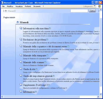 Illustrazione schermata browser web