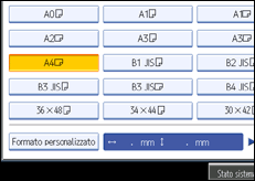 Illustrazione schermata pannello di conrollo