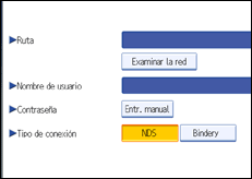 Ilustración del panel de operaciones