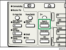 Search Destination key illustration