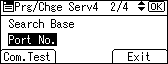 Operation panel screen illustration