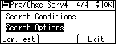 Operation panel screen illustration