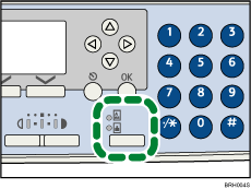Abbildung der Taste Vorlage