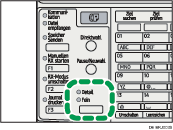 Abbildung Auflösungstaste