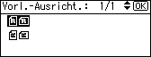 Abbildung des Bedienfelds