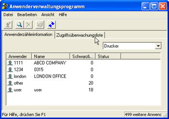 Abbildung Anwendungsbildschirm