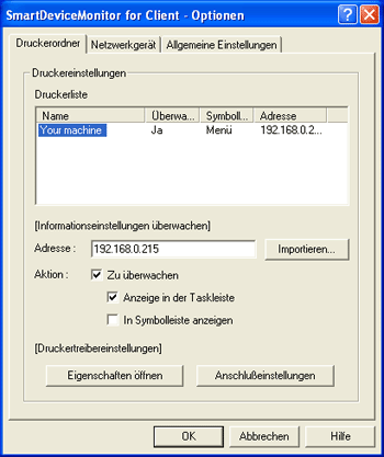 Abbildung Anwendungsbildschirm