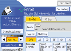 Abbildung Bedienfeld-Display