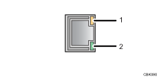 Иллюстрация стандартного порта Ethernet