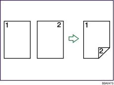 Illustration of two-sided printing