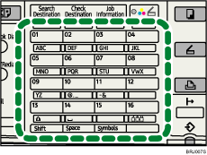 Quick Dial key illustration