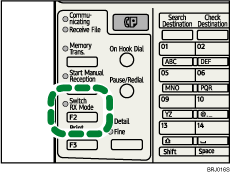 Switch RX Mode key illustration