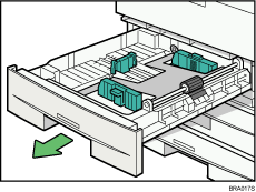 Paper tray illustration