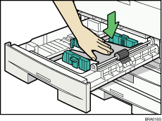 Paper tray illustration