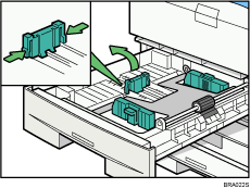 Paper tray illustration