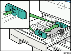 Paper tray illustration