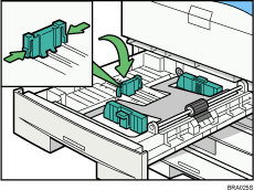 Paper tray illustration