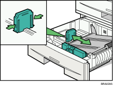 Paper tray unit illustration