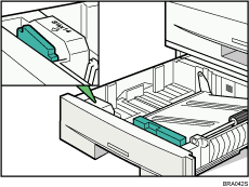 Paper tray unit illustration