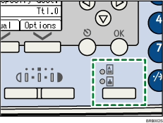 Operation panel screen illustration