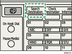 Operation panel screen illustration