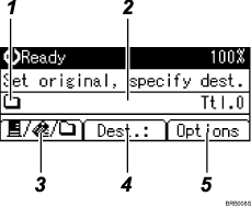 Operation panel screen illustration