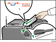 ADF illustration numbered callout illustration