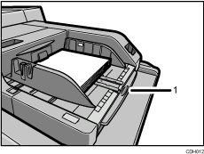 Multi bypass tray illustration numbered callout illustration
