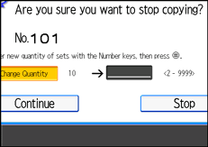 Operation panel screen illustration